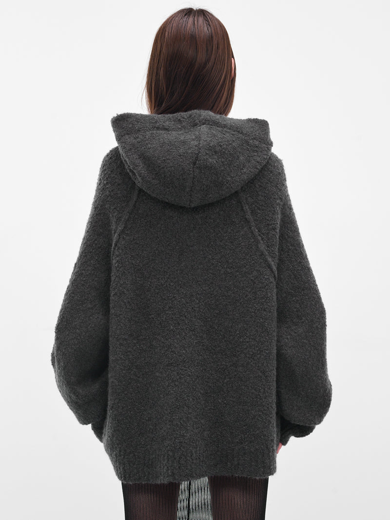 Cashmere Run Baby Run Hoodie (F25K22-RUN-BABY-RUN-CHARCOAL)