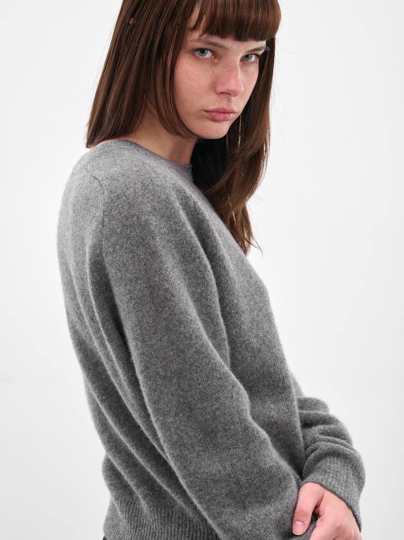 Gray Cashmere Bad Romance Sweater (F25K4-BAD-ROMANCE-DOVE)