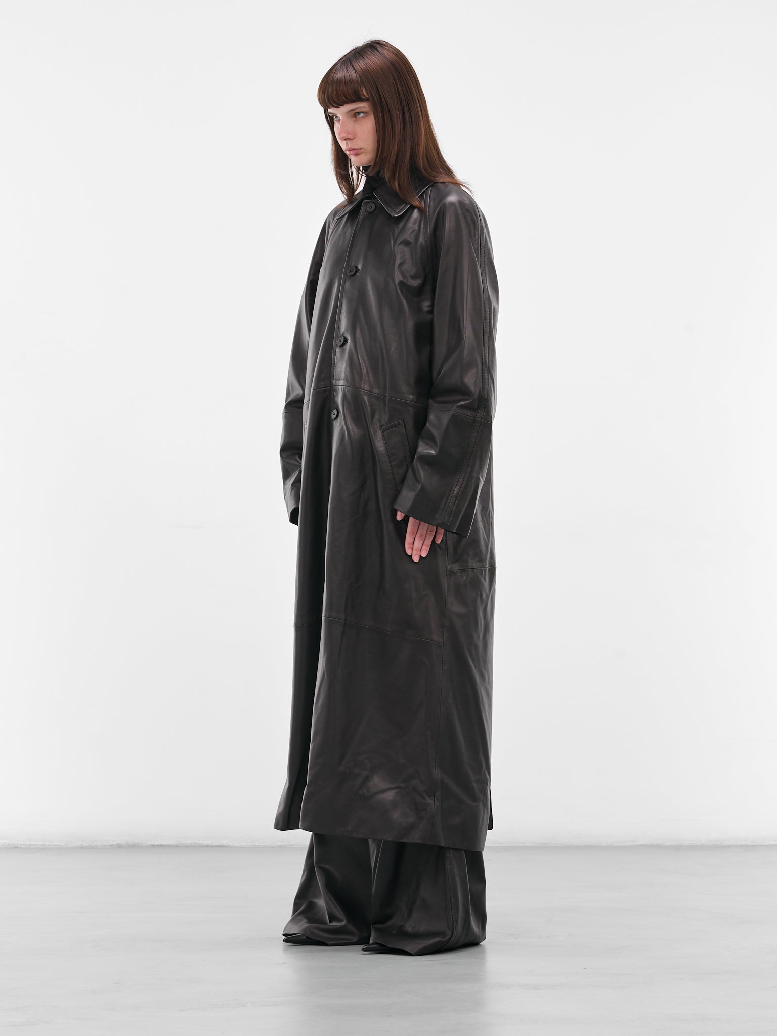Black Leather Demon Lover Coat (F25LM1-DEMON-LOVER-BLACK)