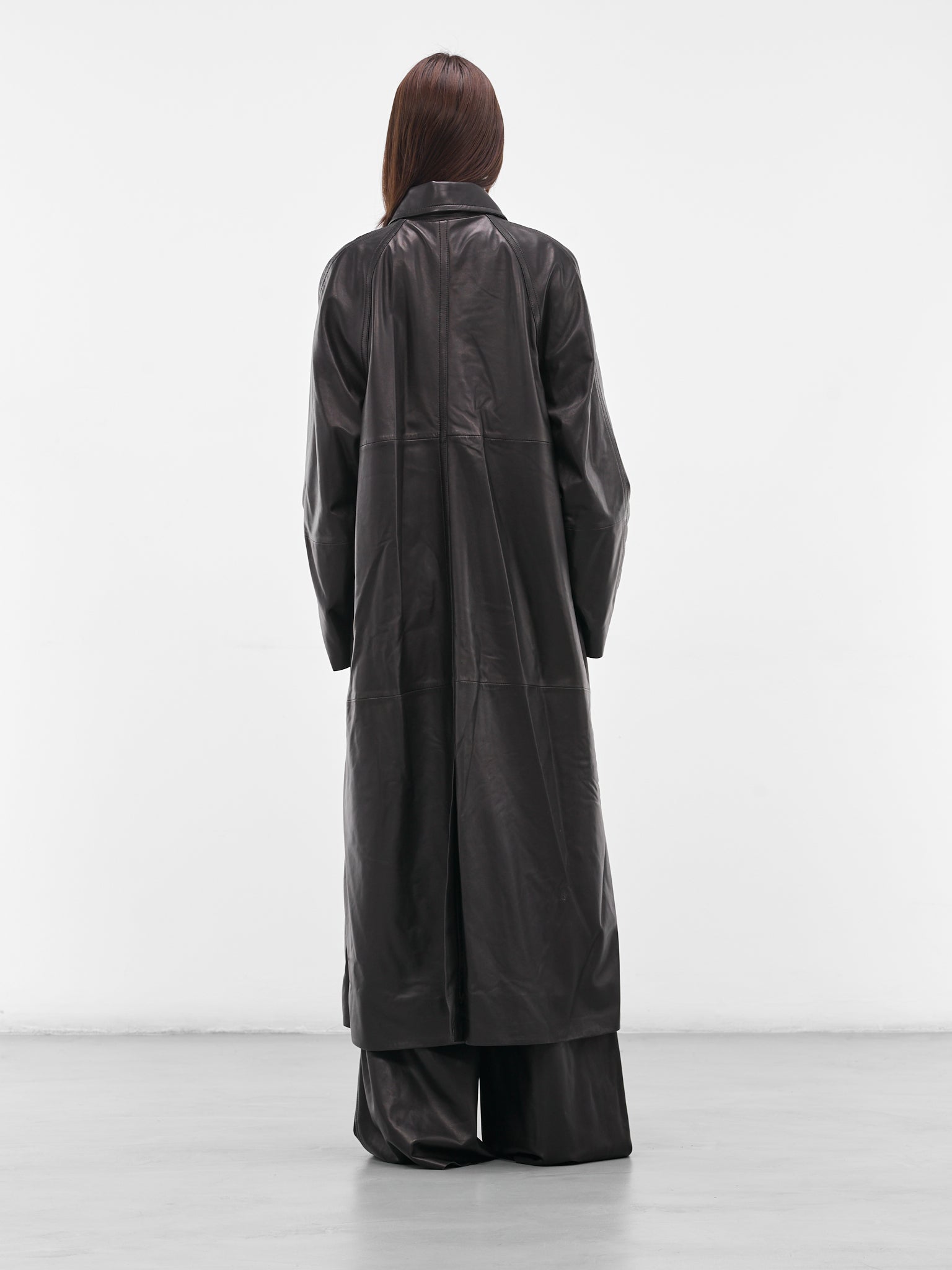 Black Leather Demon Lover Coat (F25LM1-DEMON-LOVER-BLACK)