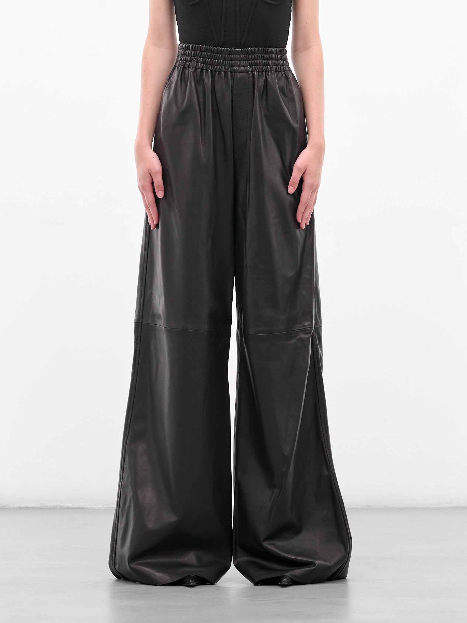 Black Leather Demon Lover Pants (F25PL6-DEMON-LOVER-BLACK)