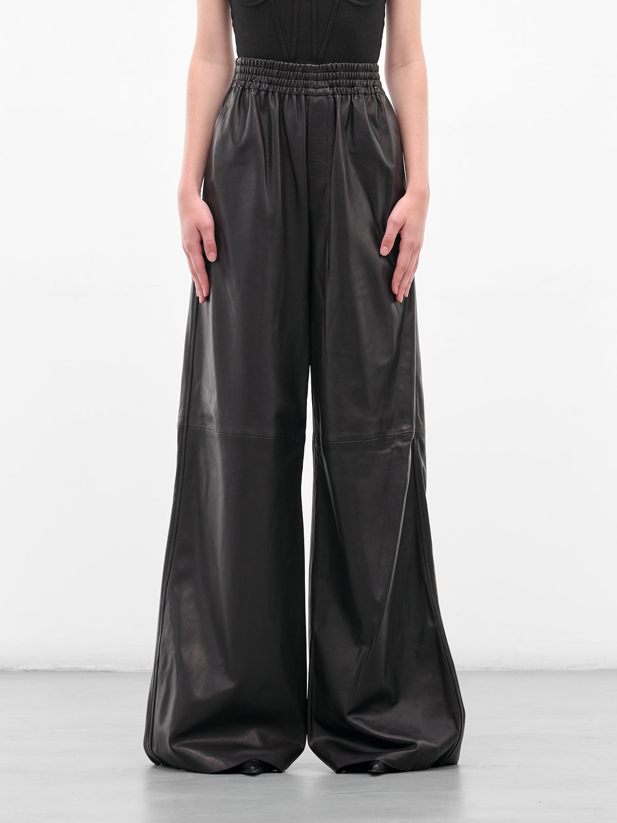 Black Leather Demon Lover Pants (F25PL6-DEMON-LOVER-BLACK)