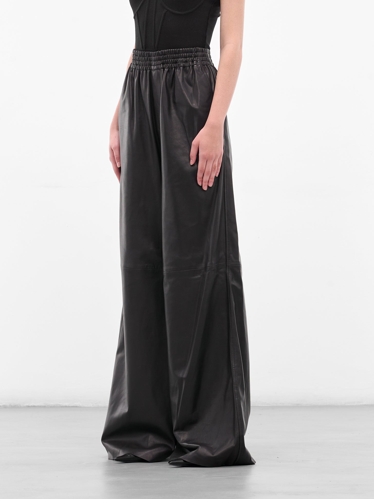 Black Leather Demon Lover Pants (F25PL6-DEMON-LOVER-BLACK)