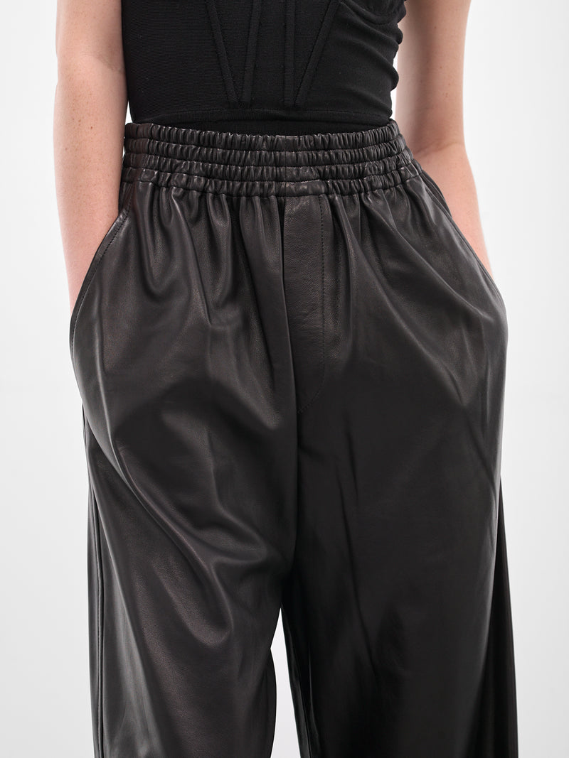 Black Leather Demon Lover Pants (F25PL6-DEMON-LOVER-BLACK)