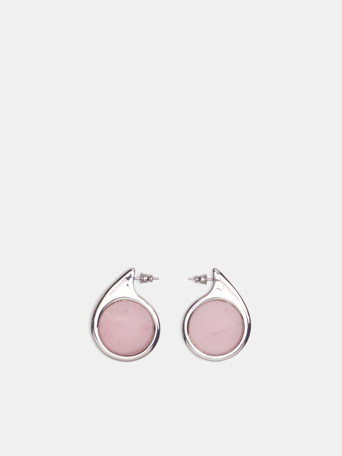 Rhodium Dusk Small Earrings (F26-EA010-P-PINK)