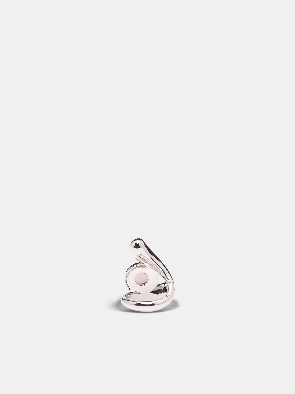 Rhodium Ascolto Aura Ring (F26-FG005-S-PINK)