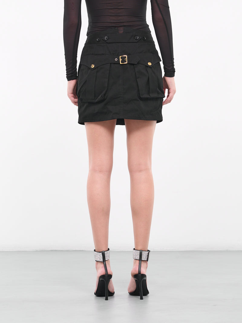 Faille Mini Skirt (F4COQT-FU6Z0-N0000-BLACK)