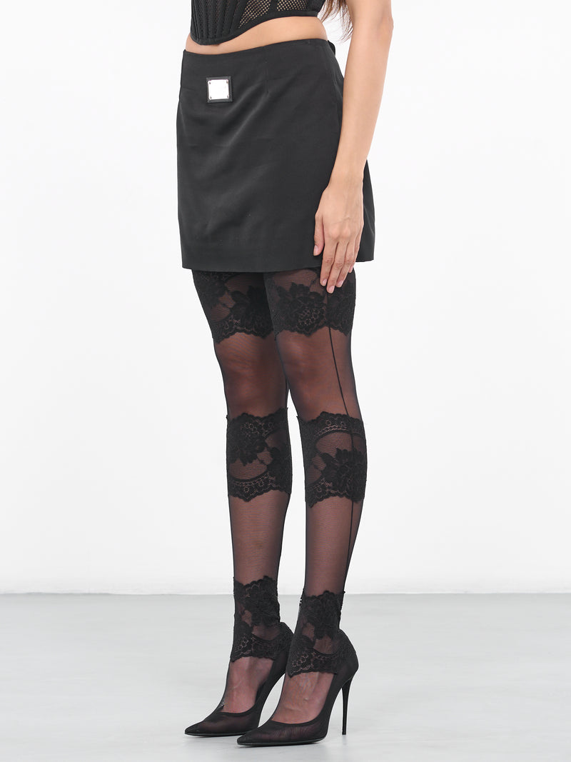 Ottoman Skirt (F4CLKT-FU8BM-N0000-BLACK)