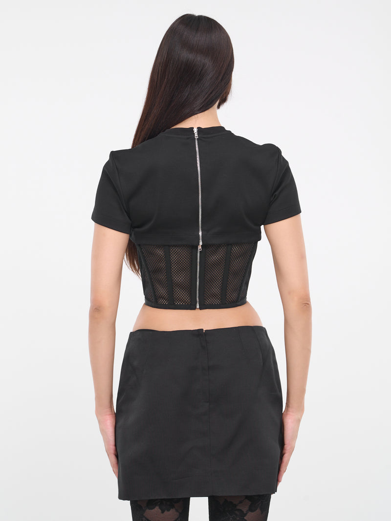 Cut-Out T-Shirt (F8T27T-G7G7K-N0000-BLACK)