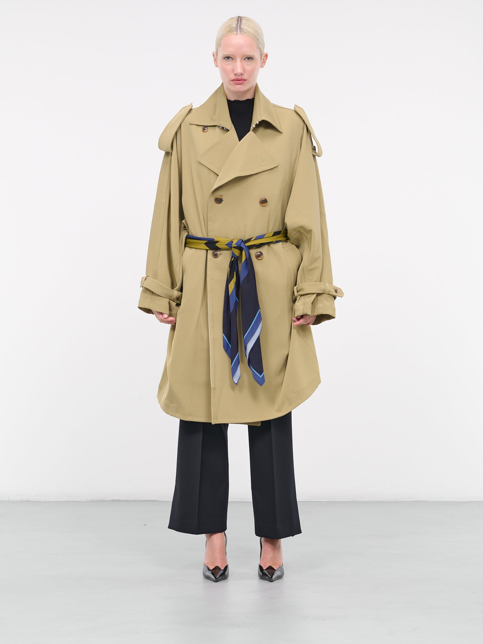 Oversized Trench Coat (FA043-E-BEIGE)