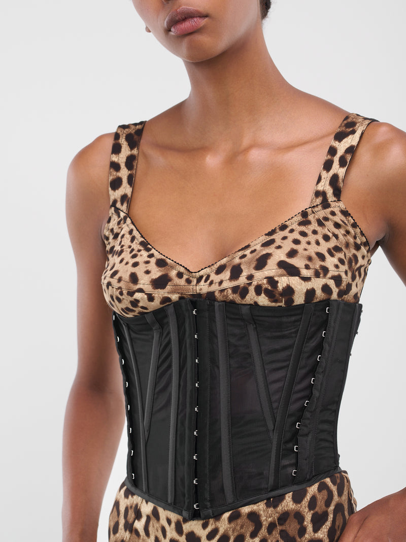 Lace Corset (FB357A-OUADW-BLACK)