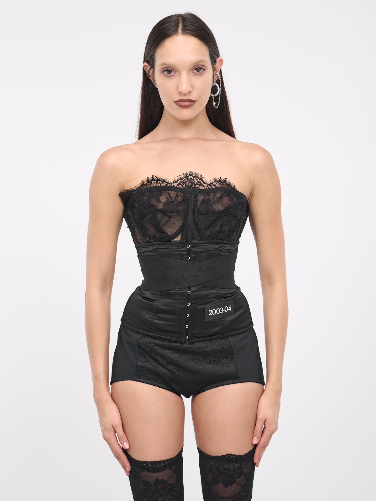 Corset-Style Belt (FB372A-GDBVQ-N0000-BLACK)