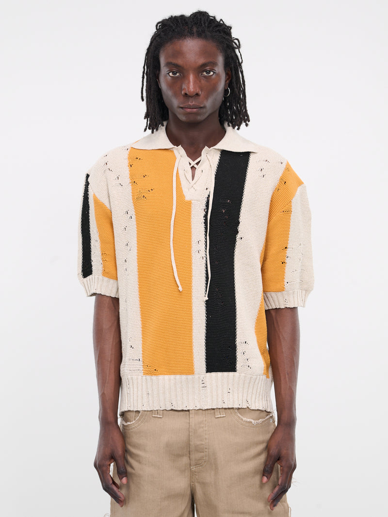 Stripes Polo Shirt (FCS4-KTP07-01-FAENZA-STRIPES-2)