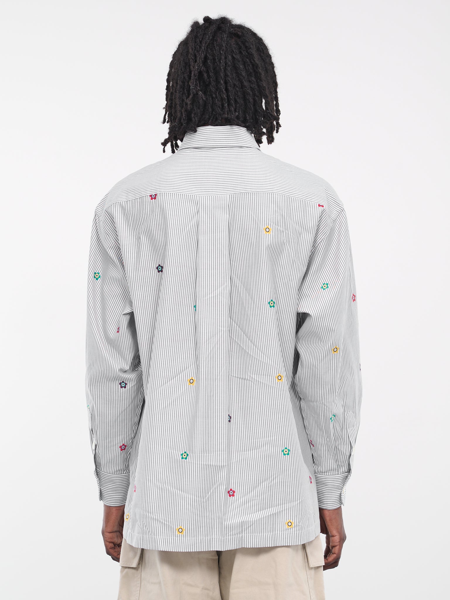 Kenzo Target Stripe Shirt (FD65CH5079LJ-DARK-GREY)