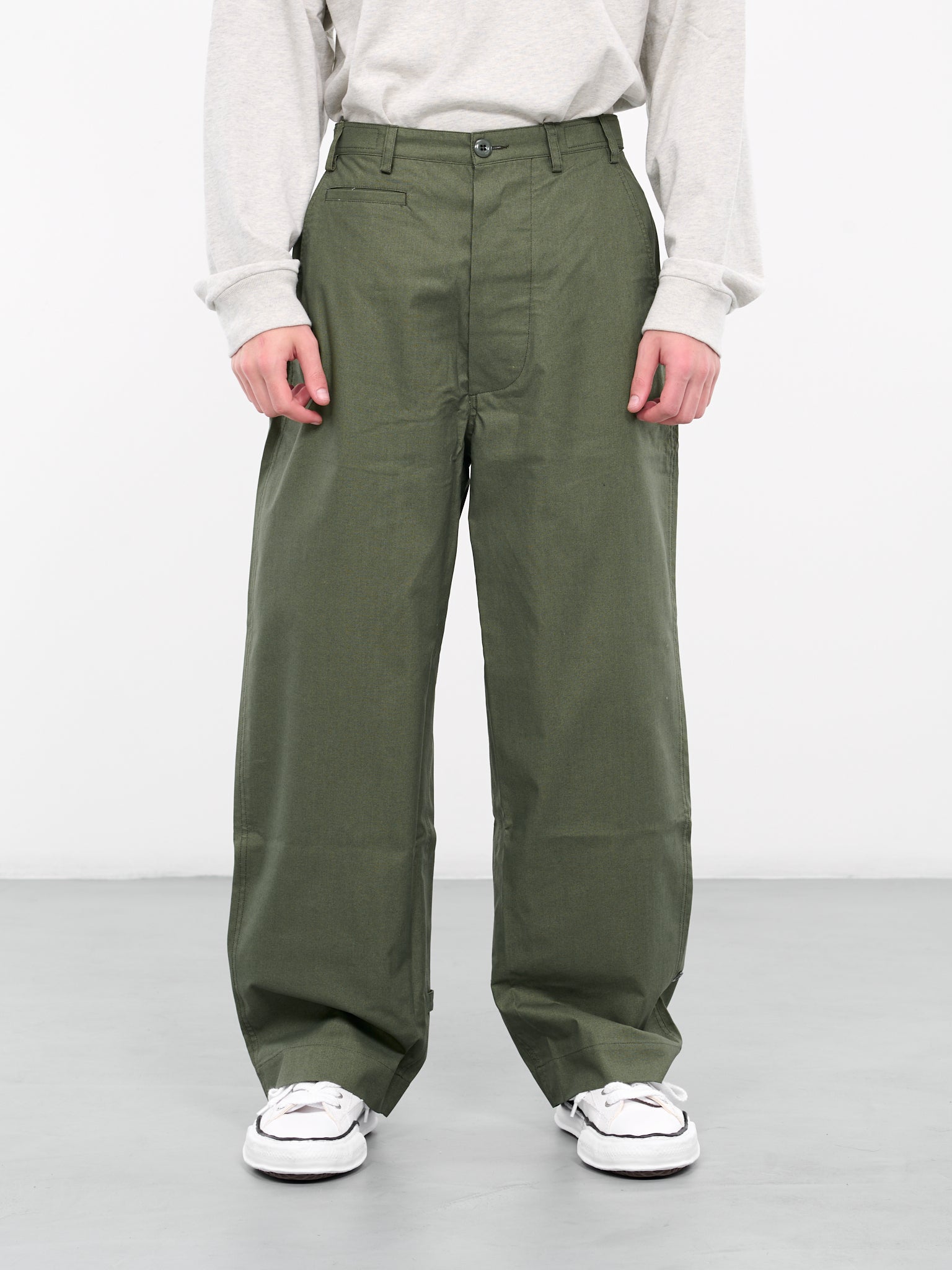 Oversized Trousers (FD65PA3769GB-DARK-KHAKI)