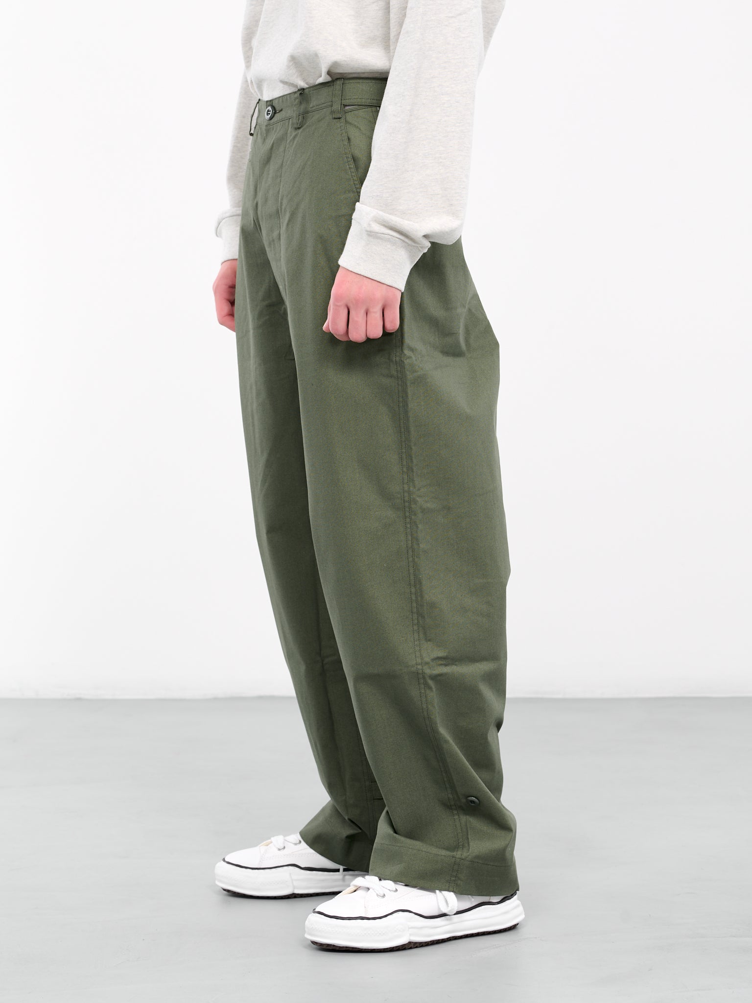 Oversized Trousers (FD65PA3769GB-DARK-KHAKI)