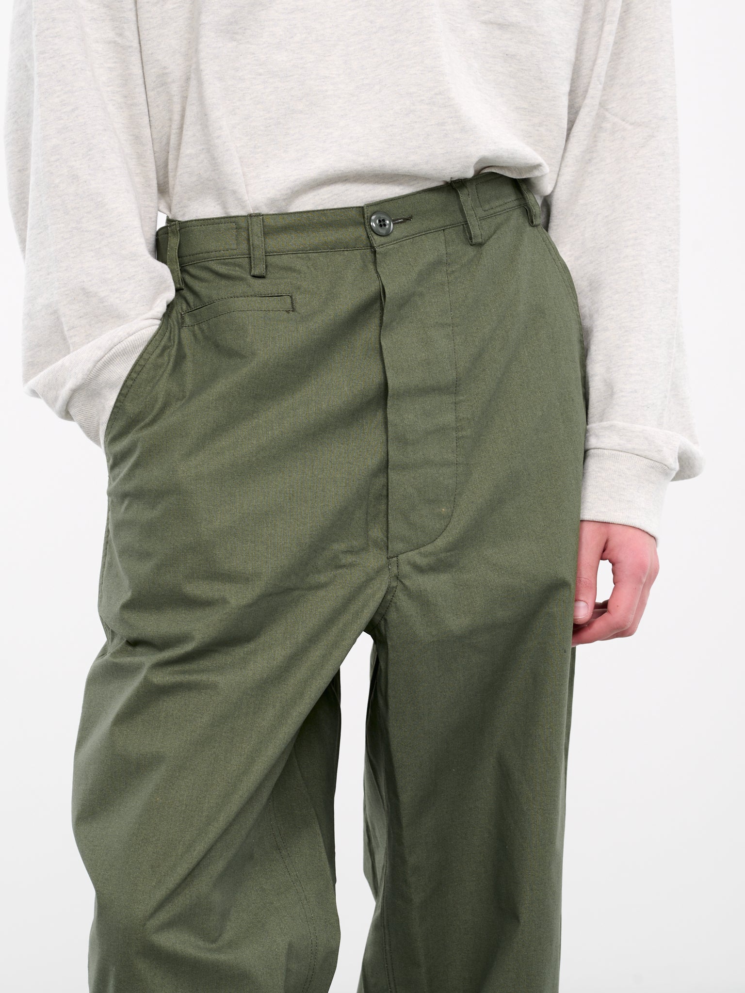 Oversized Trousers (FD65PA3769GB-DARK-KHAKI)