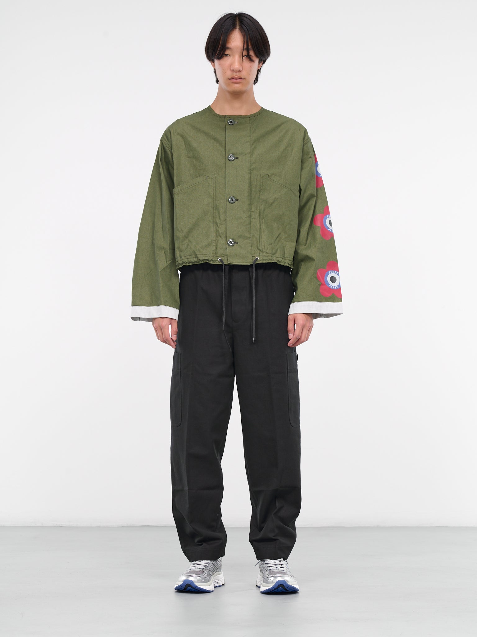 Kenzo Paris Cargo Trousers (FD65PA5019GC-BLACK)