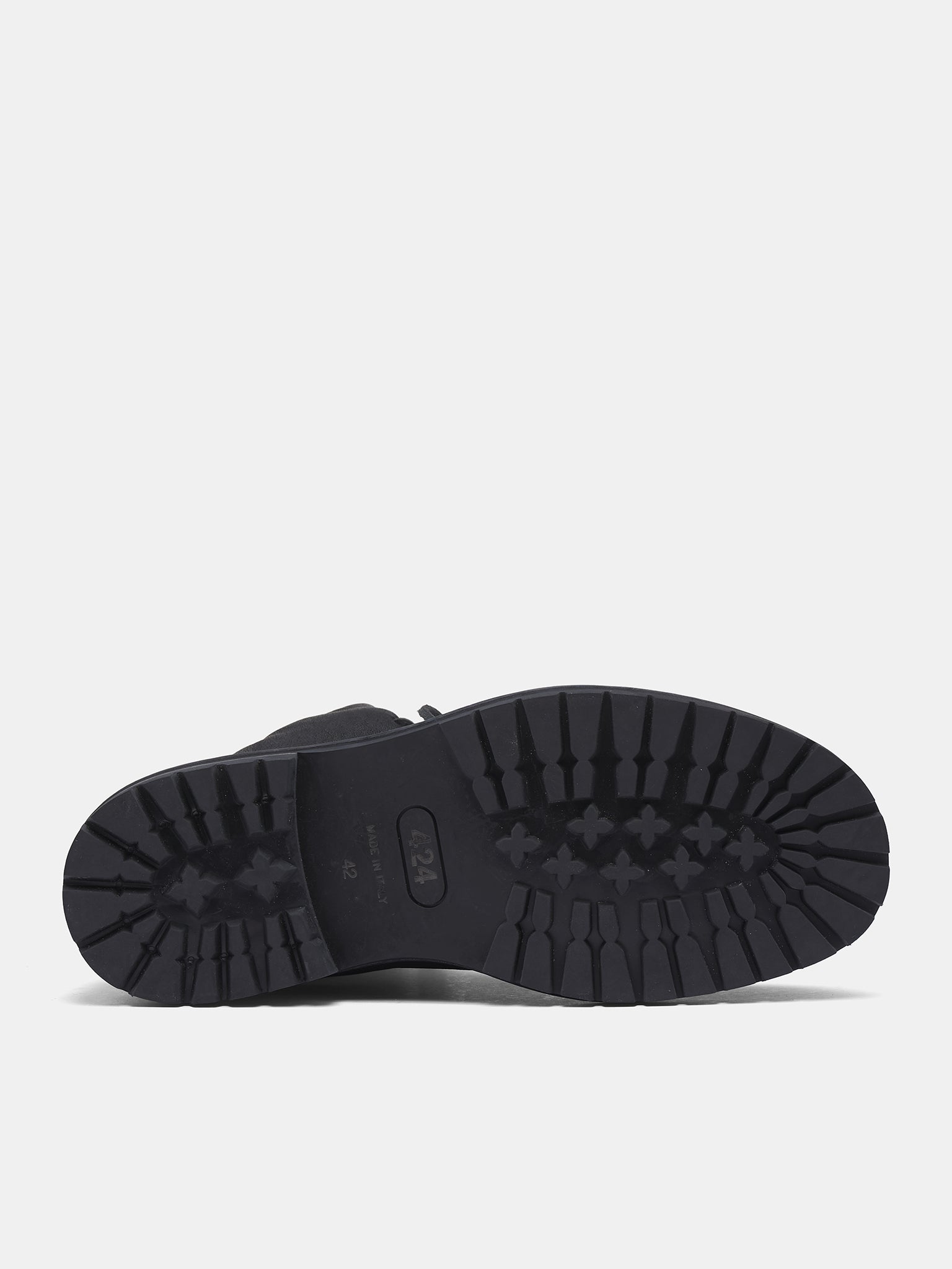 Lace-Up Marathon Boots (FF5SMQ54AP-PE001-BLACK-WASHED)