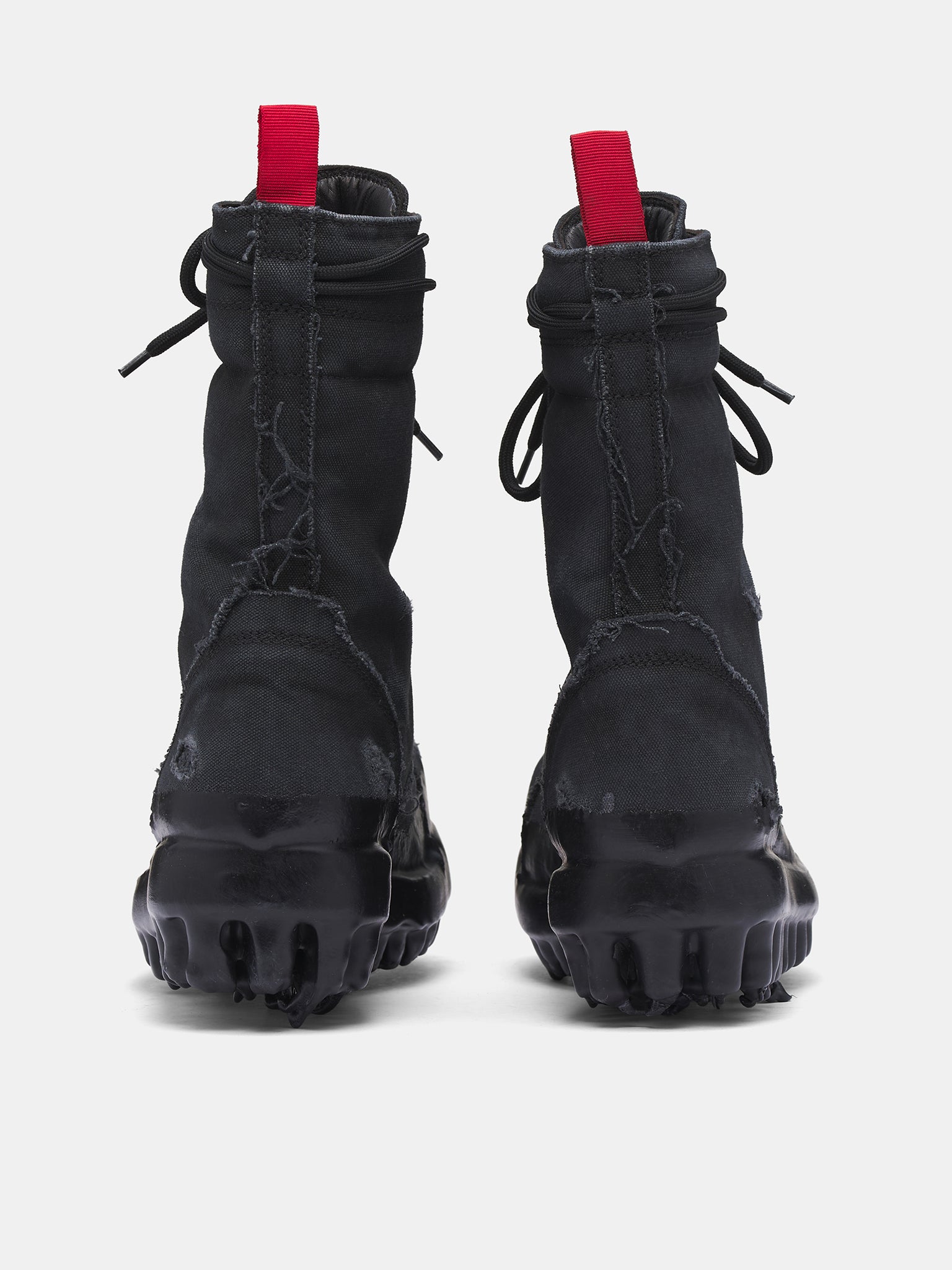 Canvas Miner Boots (FF5SMQ61AP-TE002-BLACK-WAX-SPR)