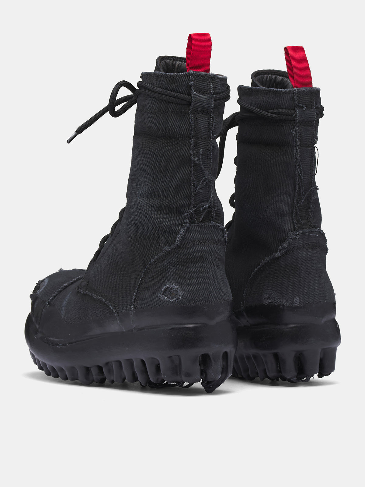 Canvas Miner Boots (FF5SMQ61AP-TE002-BLACK-WAX-SPR)