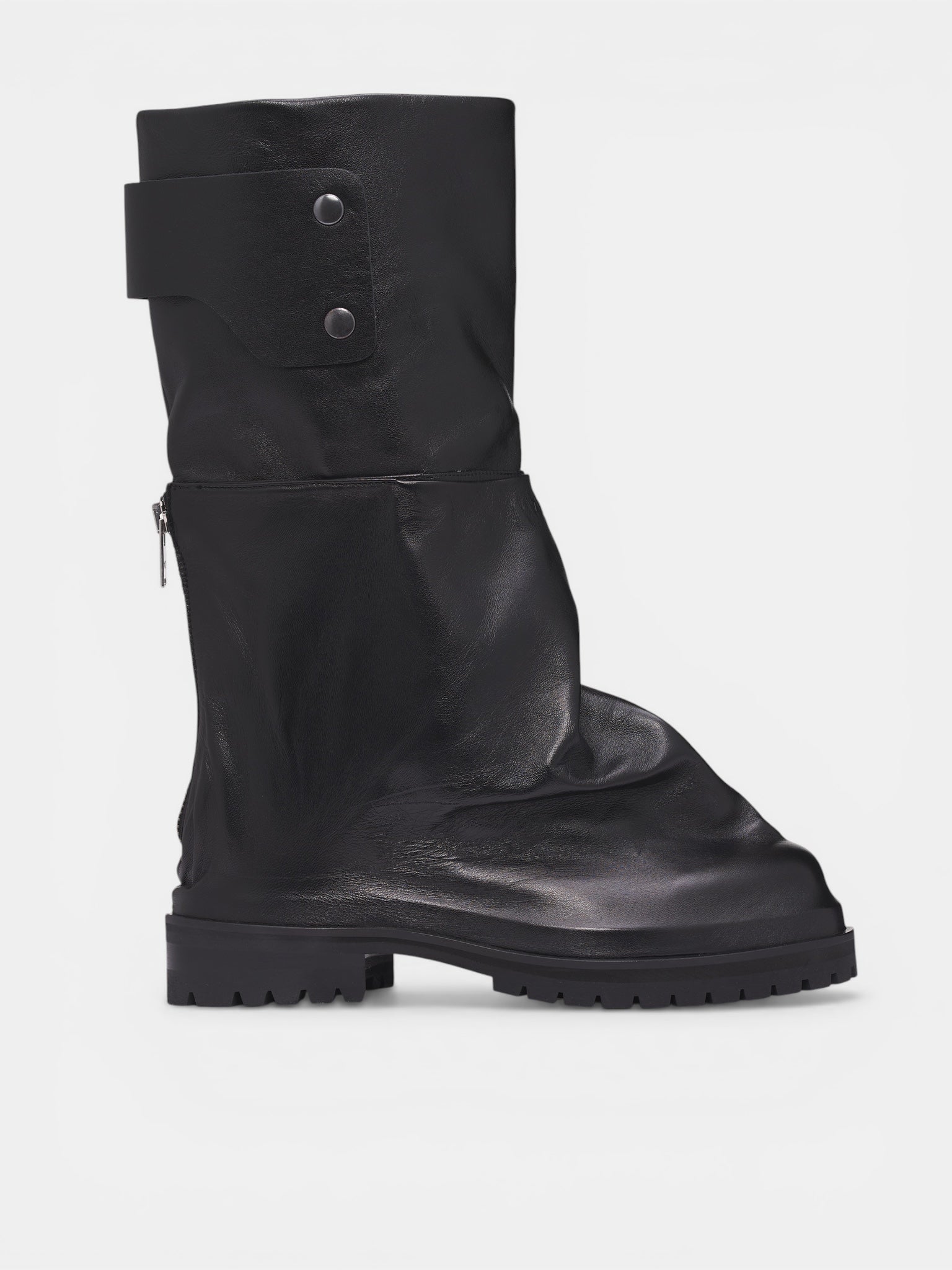 424 Black Dragonrider Boots | H.Lorenzo - front
