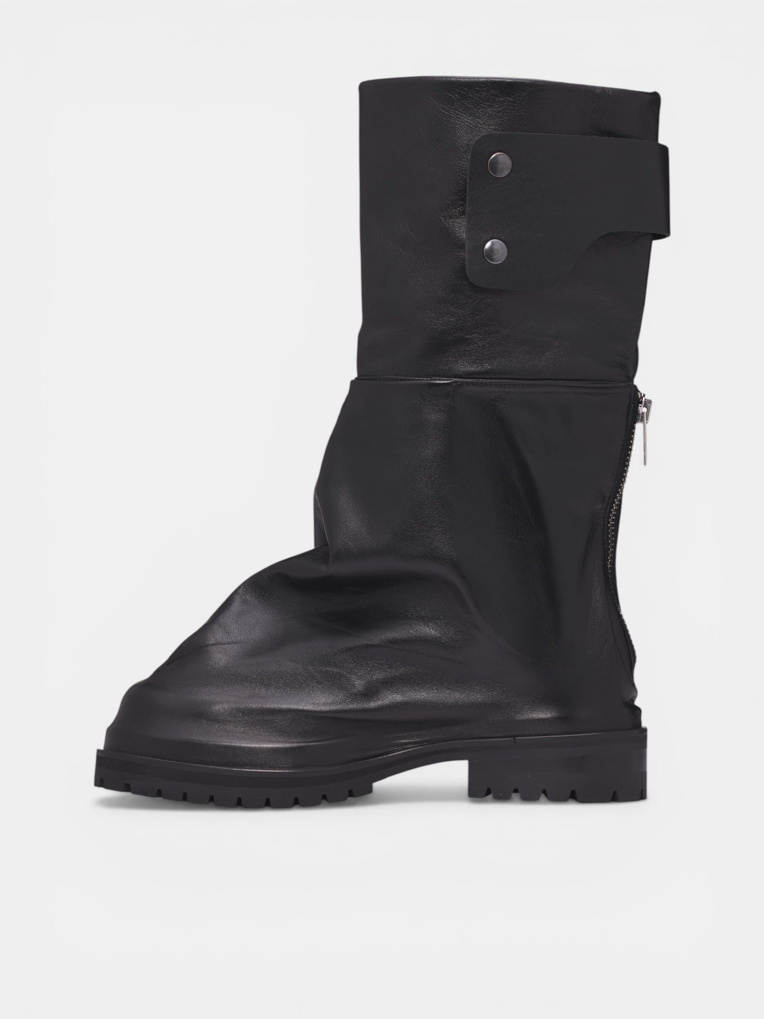 424 Black Dragonrider Boots | H.Lorenzo - left side