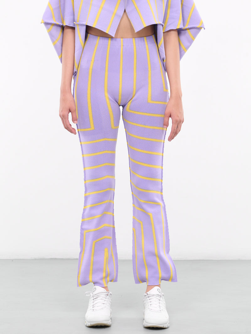 Canopy Stripe Trousers (IM38KF925-86-PURPLE-HUED)