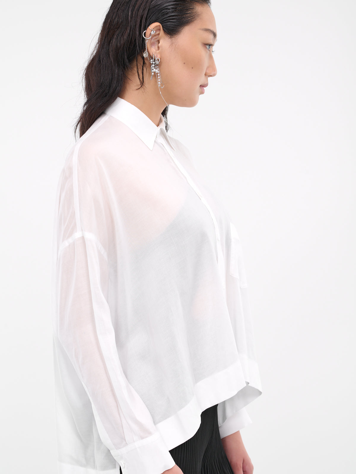 Lawn Jumbo Shirt (FJ-B64-201-1-WHITE)