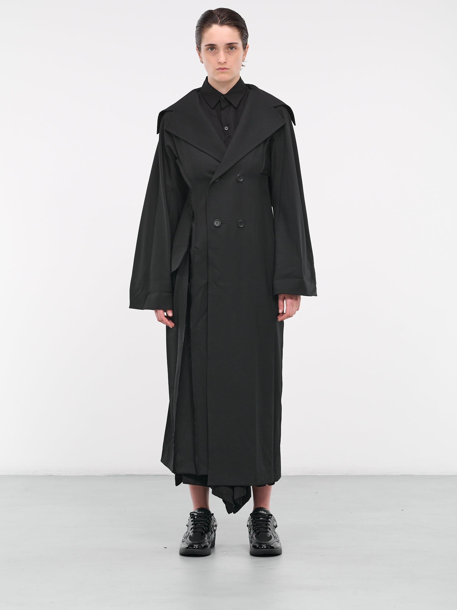 Deconstructed Tailored Coat (FJ-C65-103-1-02-BLACK)