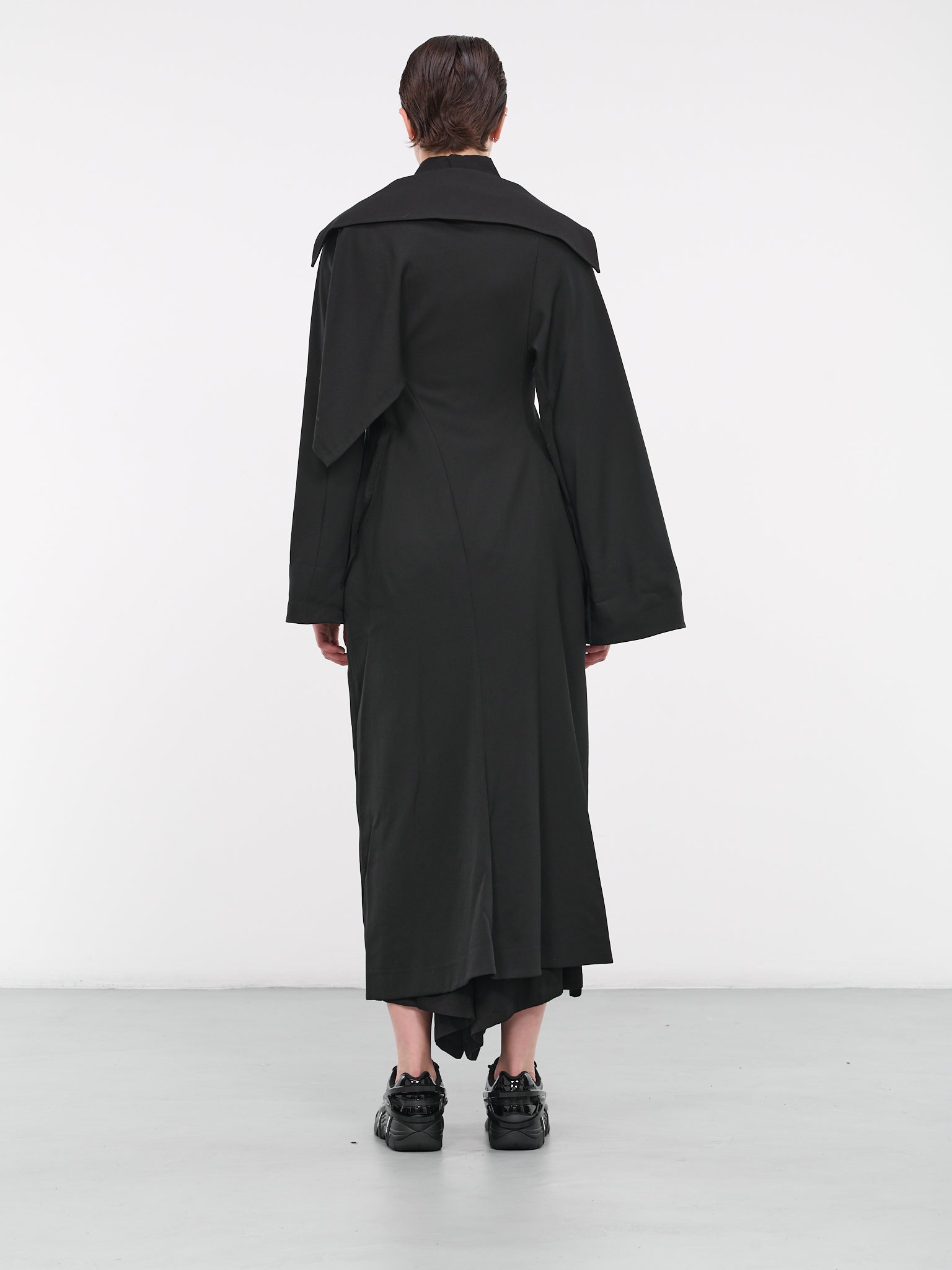 Deconstructed Tailored Coat (FJ-C65-103-1-02-BLACK)