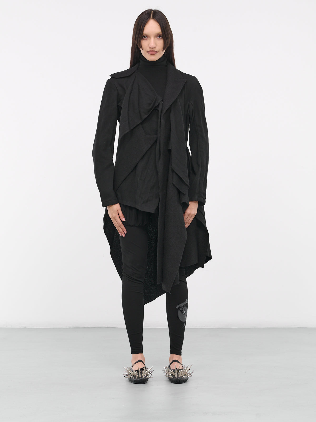 Right-Side Flowing Jacket (FJ-J05-806-1-BLACK)