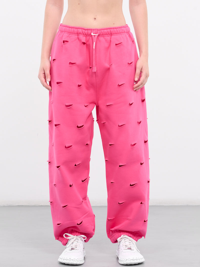 Jacquemus Cut-Out Swoosh Sweatpants (FJ3268-653-WATERMELON)