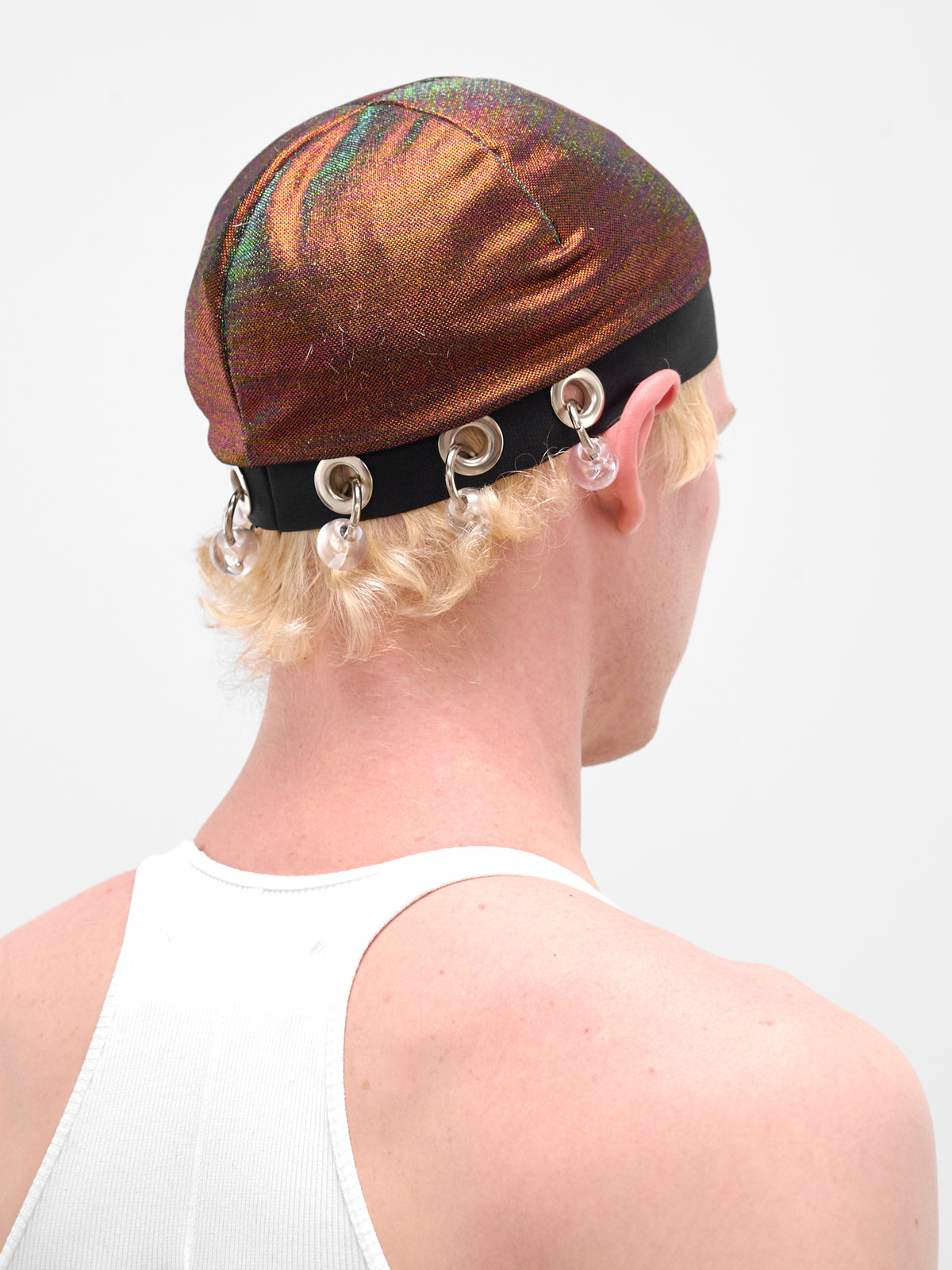 Orange Stretch Skull Cap Beanie (FLAW25WMBN-ORANGE)
