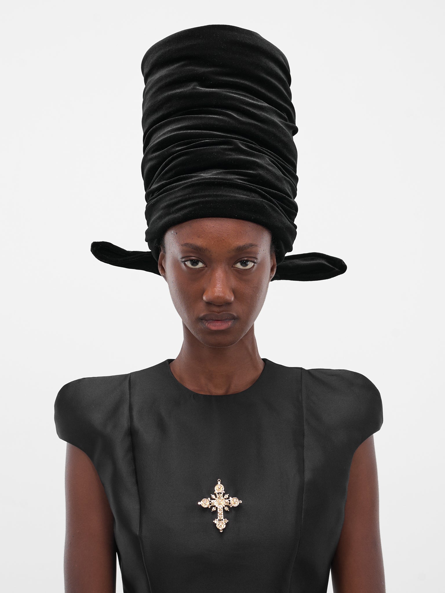 Black Barrel Come Tall Hat (FLAW25WWBRLHT-BLACK)