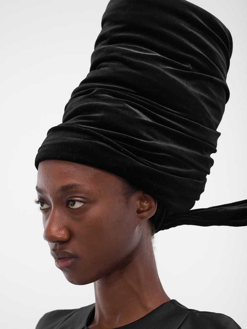 Black Barrel Come Tall Hat (FLAW25WWBRLHT-BLACK)