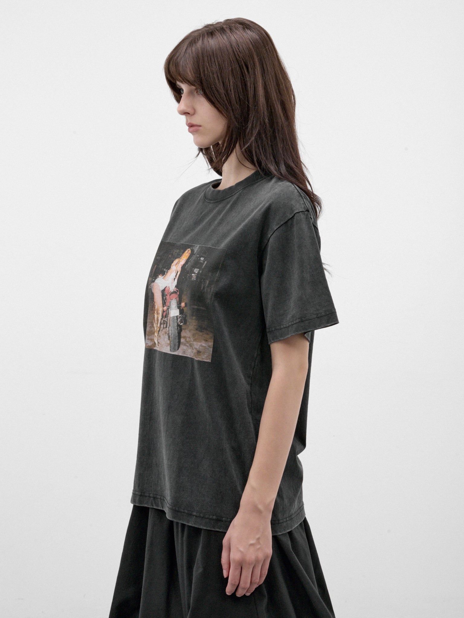 Black Vintage Cotton Graphic Tee (FLAW26DHQTSHRT-VINTAGE-BLACK)