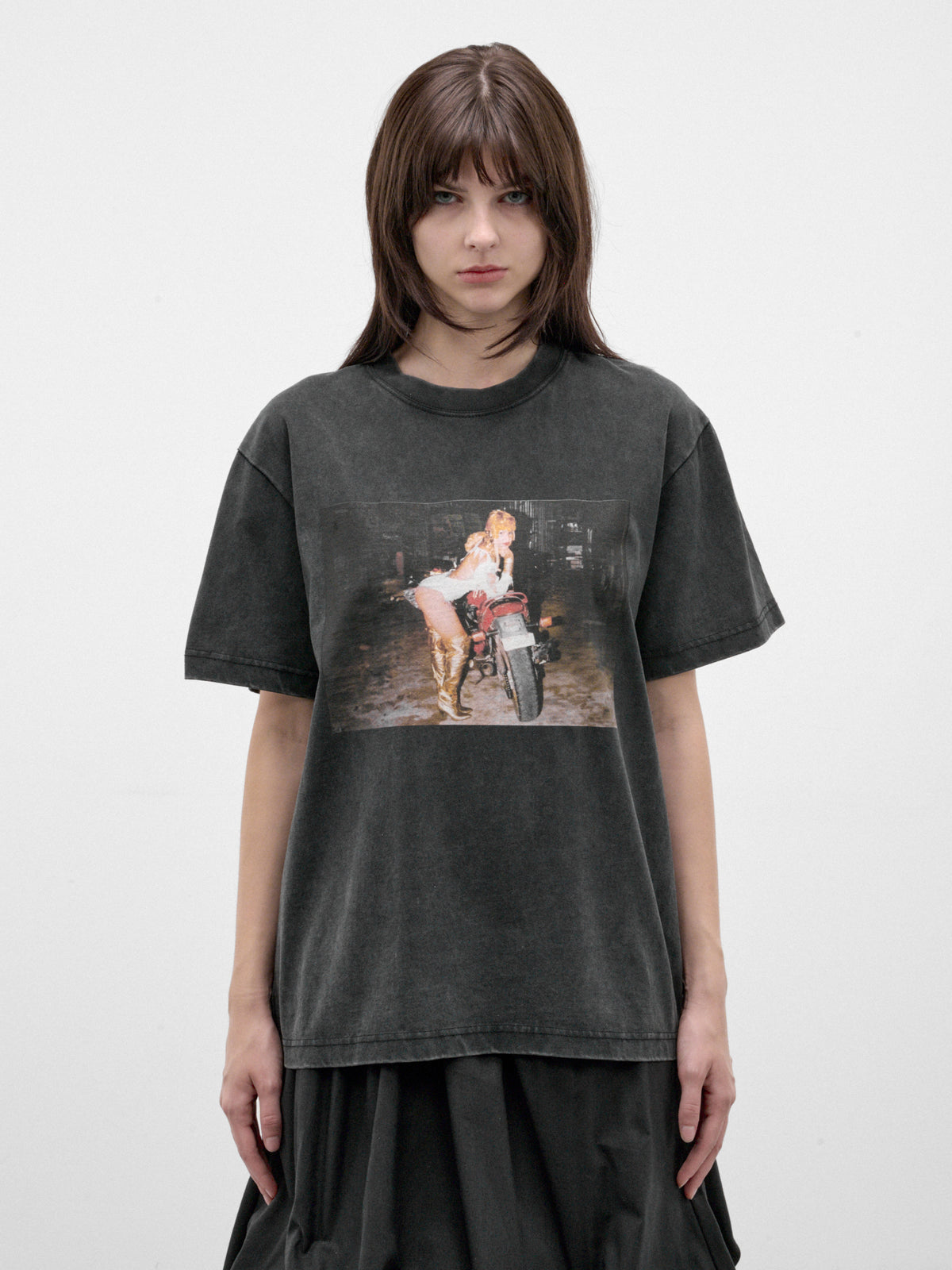 Black Vintage Cotton Graphic Tee (FLAW26DHQTSHRT-VINTAGE-BLACK)