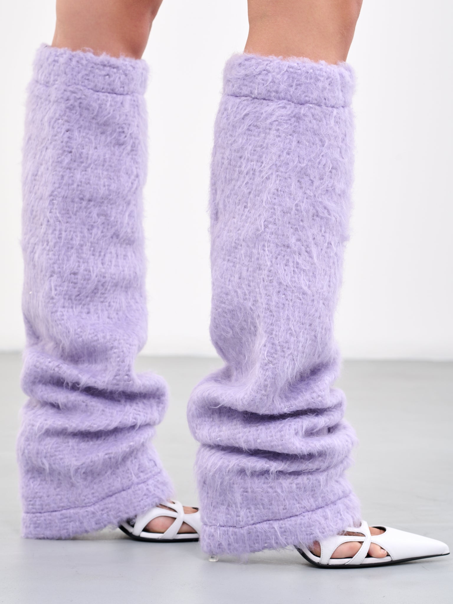 ADRIANA HOT COUTURE Fluffy Leg Warmers | H. Lorenzo