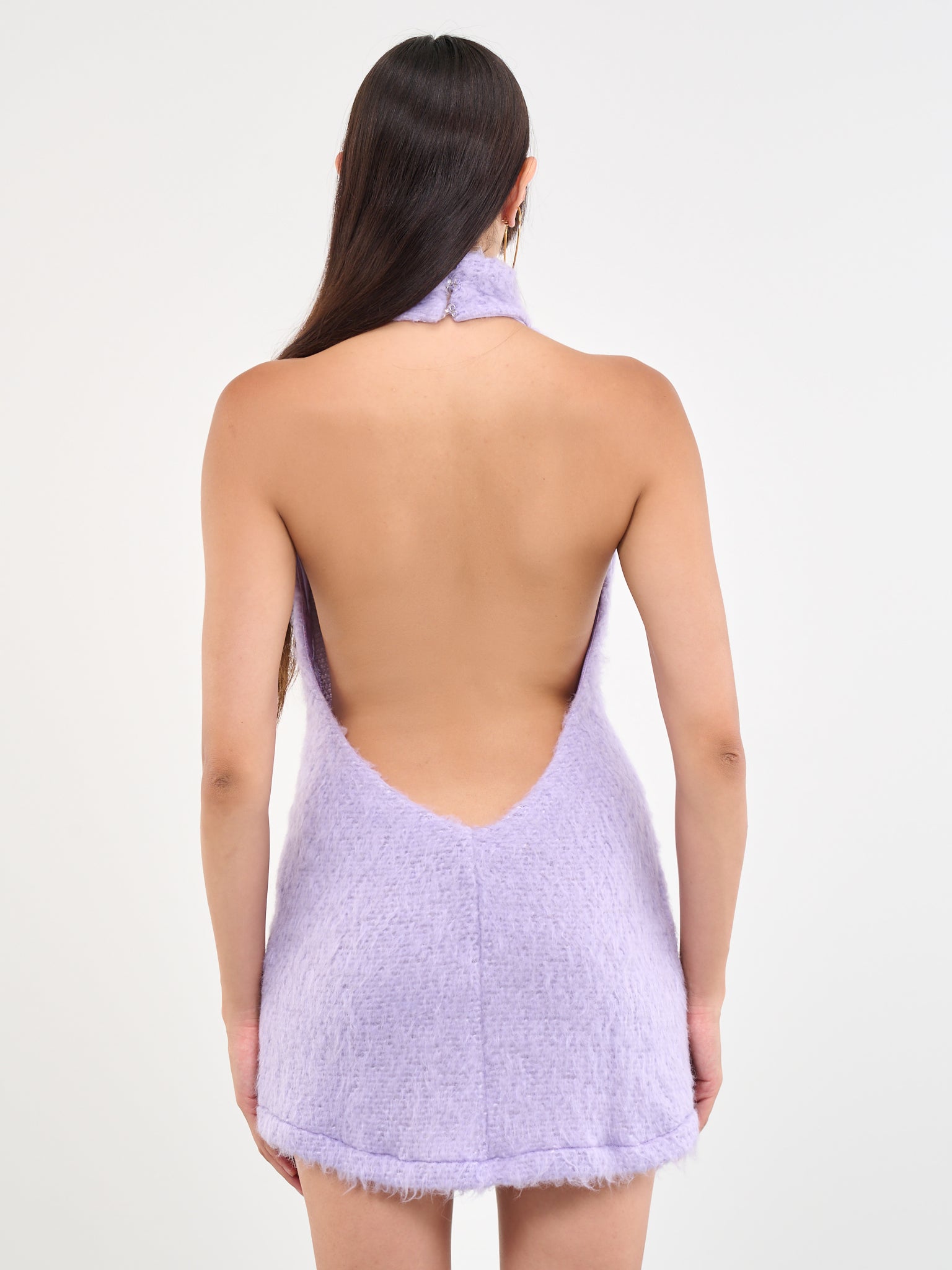 ADRIANA HOT COUTURE | H.Lorenzo|Fluffy Mini Dress (FLUFFY-MINI-DRESS-LILAC), L / LILAC ADRIANA HOT COUTURE | H.Lorenzo|Fluffy Mini Dress (FLUFFY-MINI-DRESS-LILAC), L / LILAC
