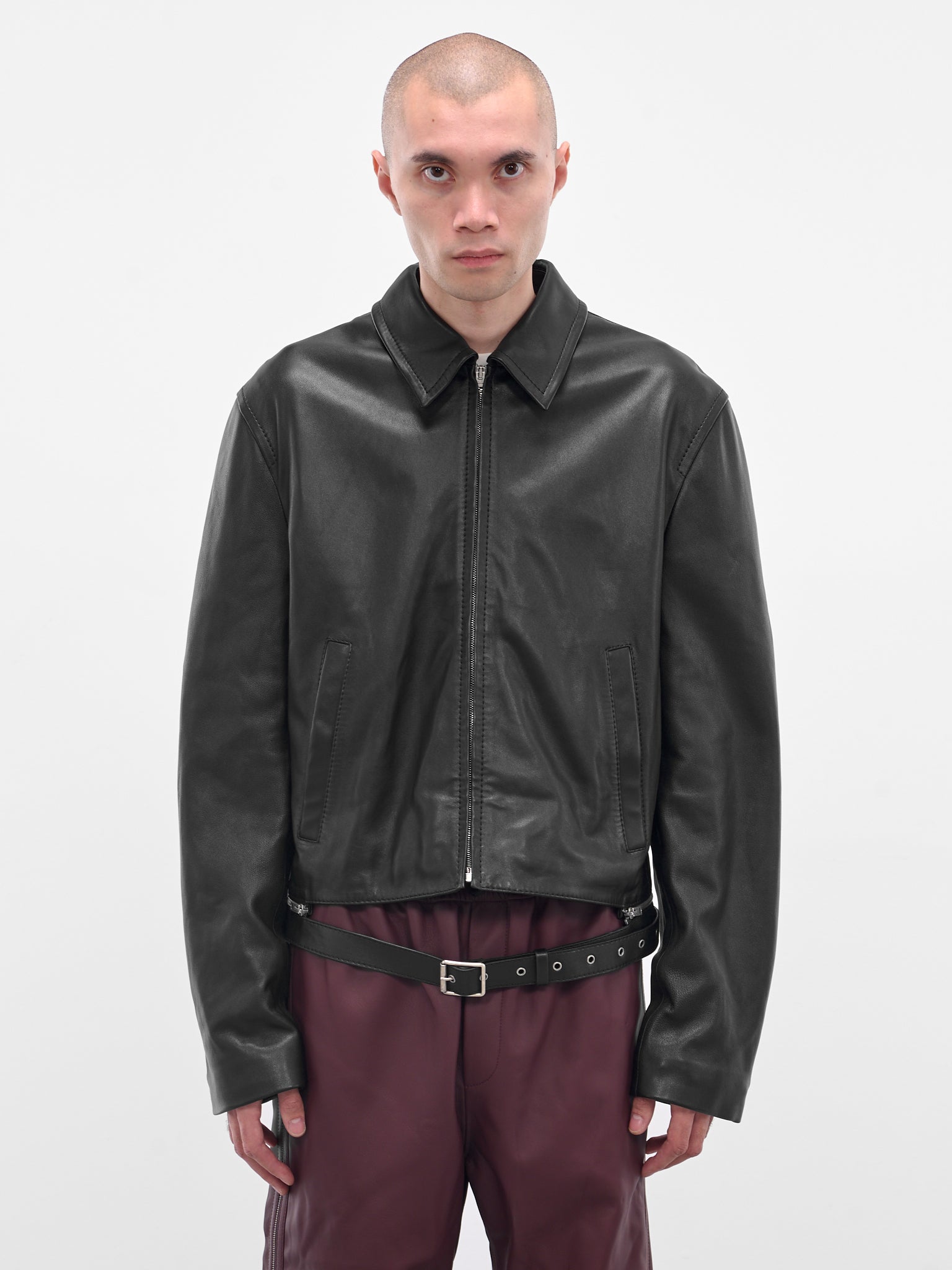 ACNE STUDIOS  Leather Zip Jacket | H.Lorenzo - front