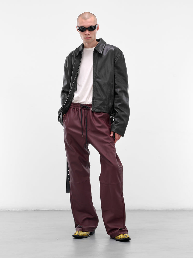ACNE STUDIOS  Leather Zip Jacket | H.Lorenzo - styled