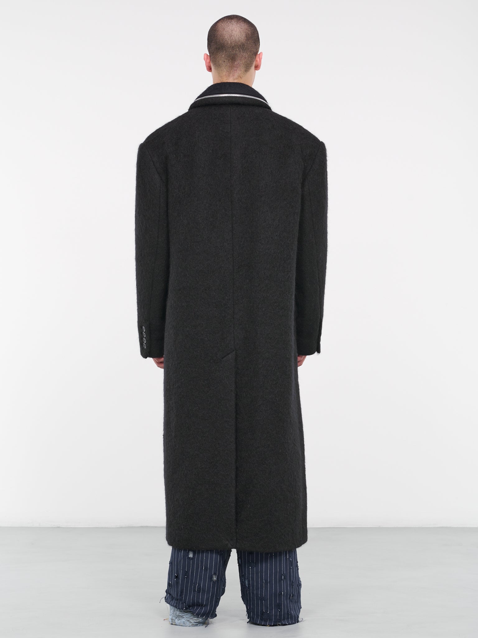 Zipper Coat (FN-MN-OUTW000958-BLACK)