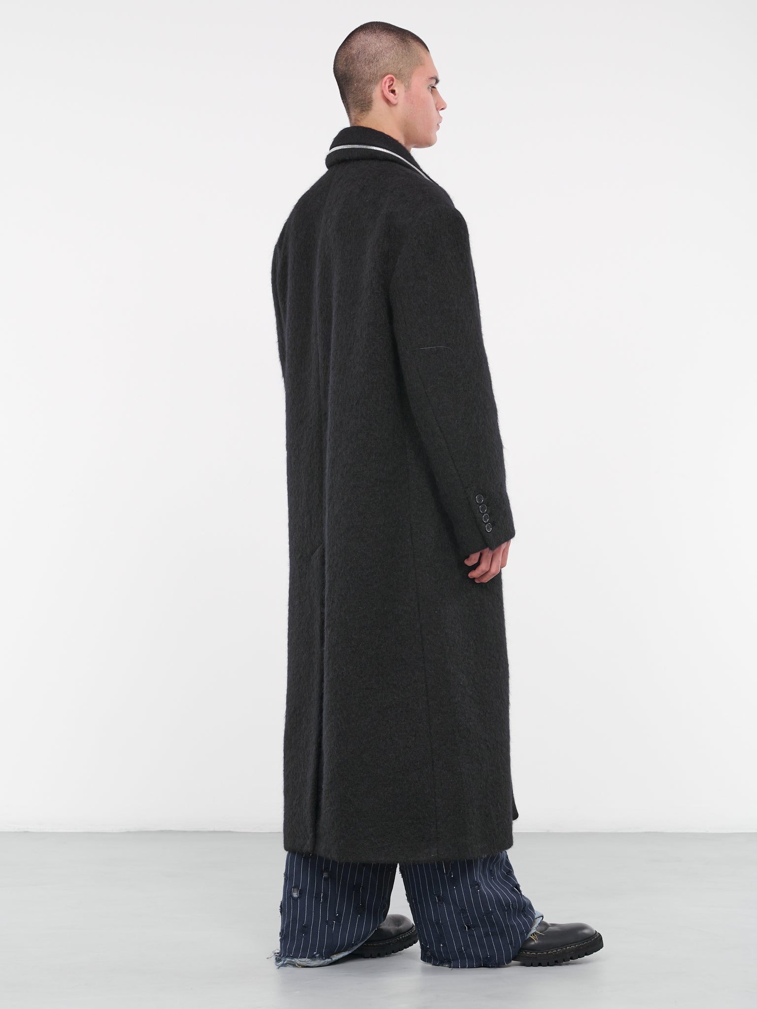 Zipper Coat (FN-MN-OUTW000958-BLACK)