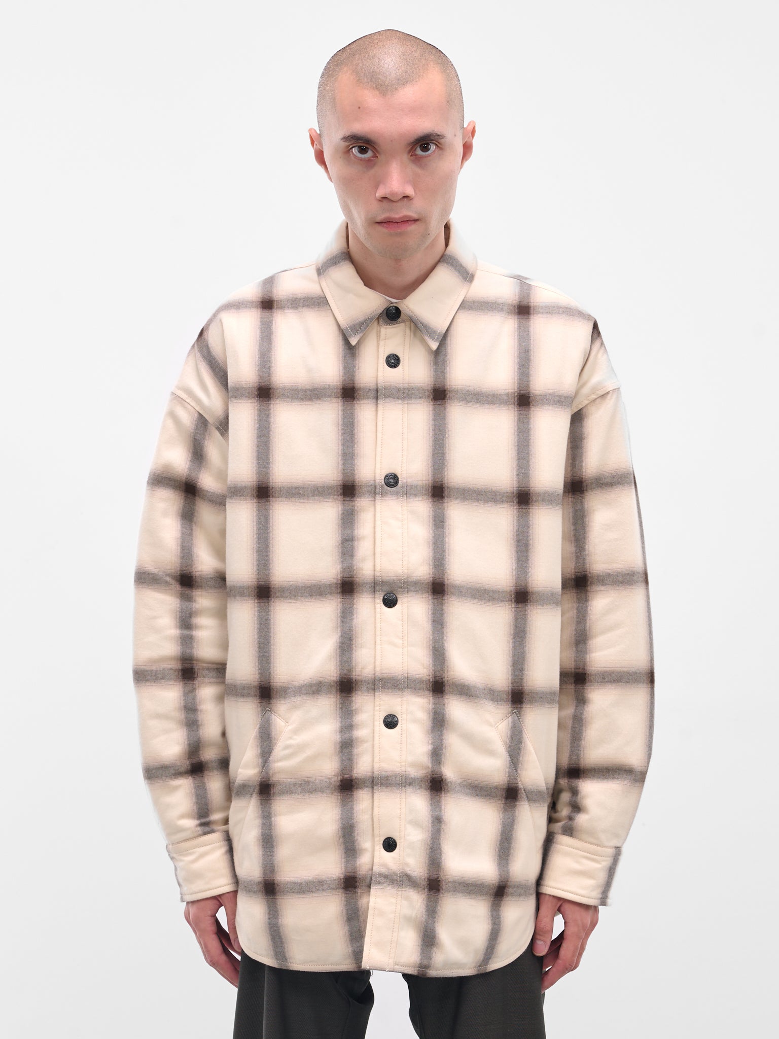ACNE STUDIOS Flannel Button-Up Shirt | H.Lorenzo - front