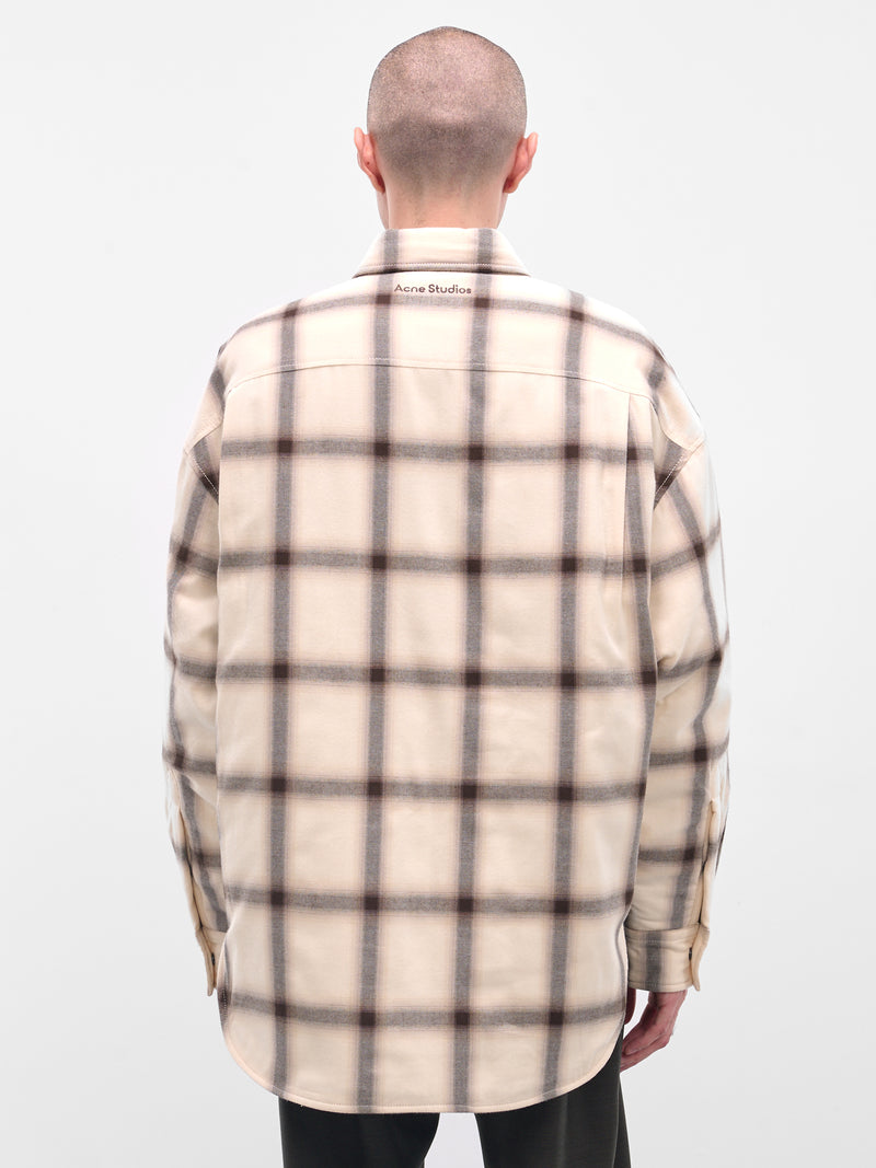 ACNE STUDIOS Flannel Button-Up Shirt | H.Lorenzo - back
