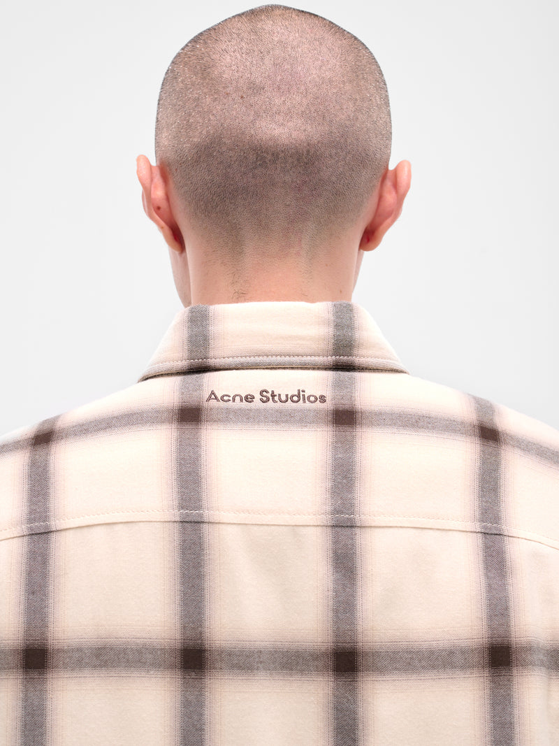 ACNE STUDIOS Flannel Button-Up Shirt | H.Lorenzo - detail 1