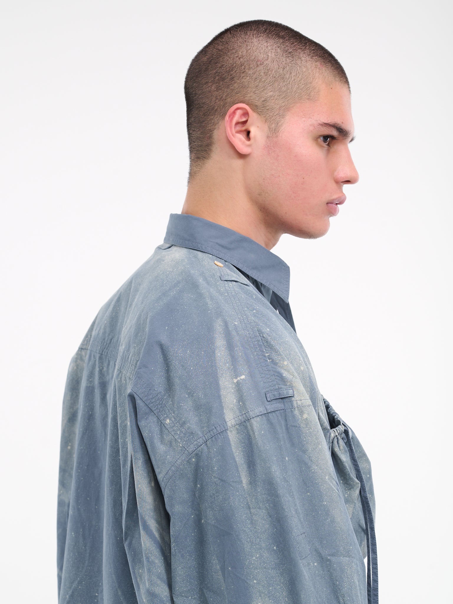 Sprayed Shirt (FN-MN-SHIR000685-MID-BLUE)