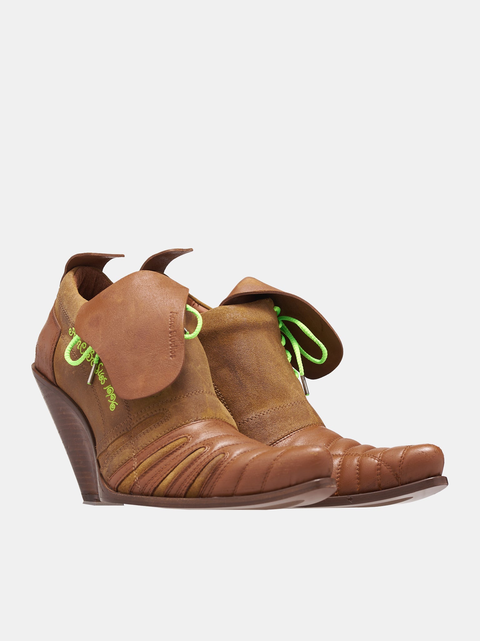 Wedge Boots (FN-MN-SHOE000250-MULTI-BROWN)