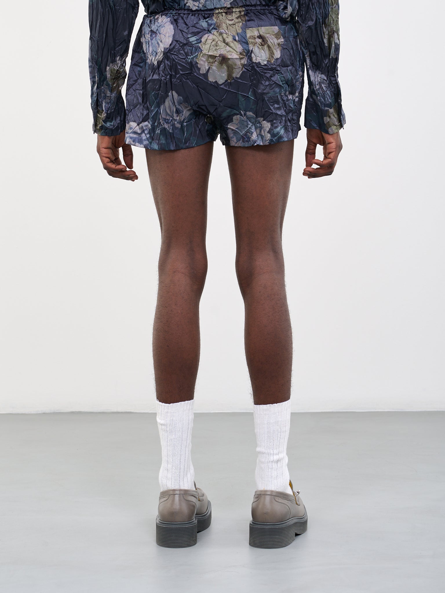 ACNE STUDIOS Crinkled Floral Shorts | H. Lorenzo - back
